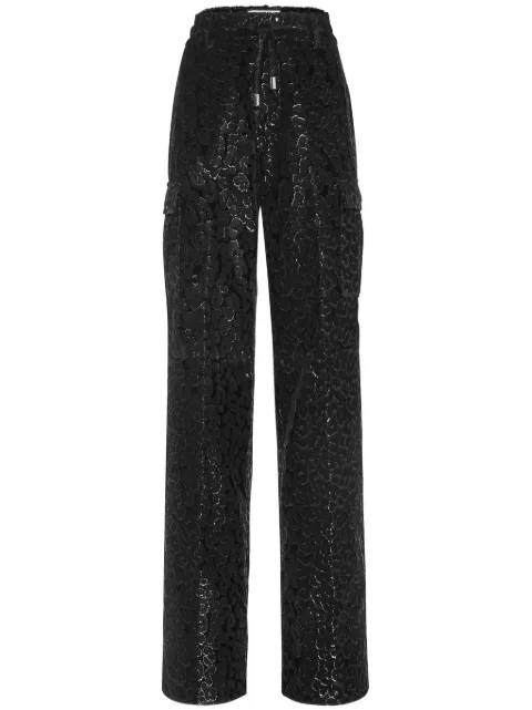 Philipp Plein Velvet Palace trousers Black AADCWRT1531PTE086N