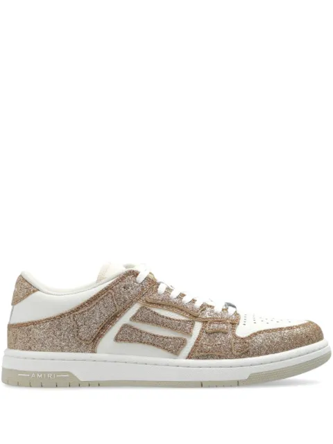 AMIRI Skel Top glitter sneakers White AWFOSR1037