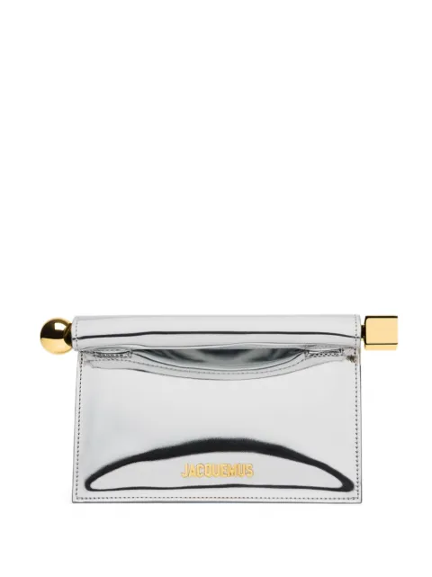 Jacquemus La Petite Pochette clutch bag Silver BAW00392AW00330