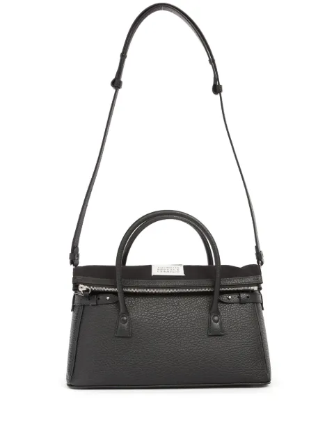 Maison Margiela medium 5AC leather tote bag Black SB2WD0076P4348