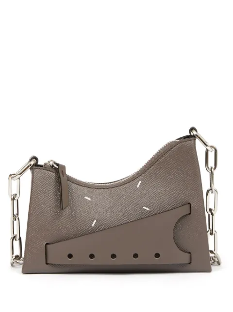 Maison Margiela Snatched Hobo leather bag Brown SB1WG0055P4745