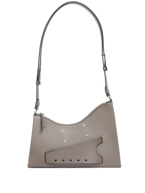 Maison Margiela Snatched Hobo leather bag Grey SB1WG0054P4745