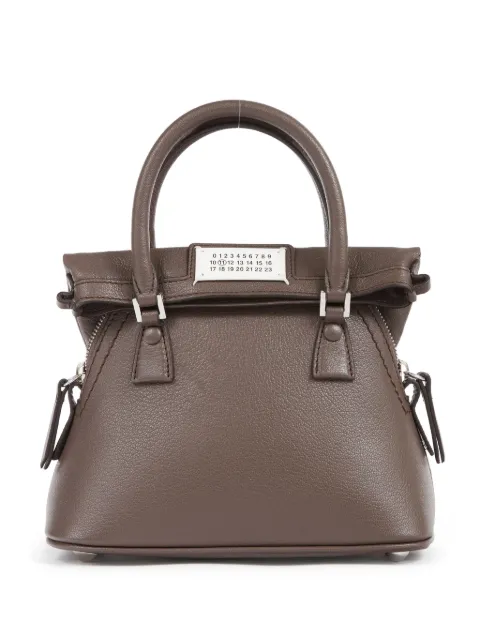 Maison Margiela mini 5AC Classique tote bag Brown SB1WG0036P5348
