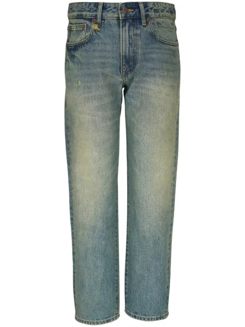 R13 logo-appliqué straight jeans Blue R13WD103D206A