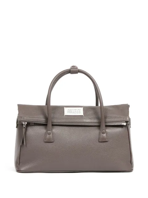 Maison Margiela medium 5AC leather tote bag Grey SB2WD0076P5348