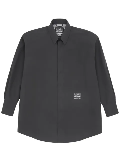 MM6 Maison Margiela X Salomon numeric-print shirt Black S52DT0040M35200