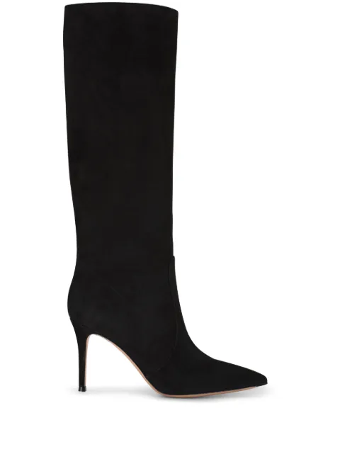 Gianvito Rossi 85mm suede boots Black G8062685RICC45