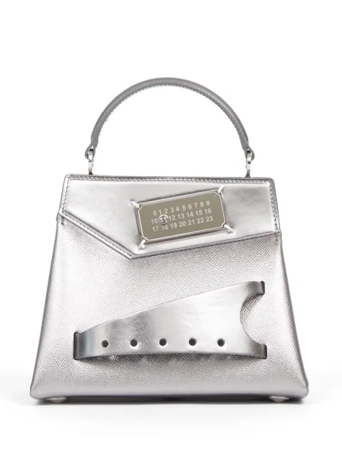 Maison Margiela Snatched leather tote bag Silver S56WG0168P7247