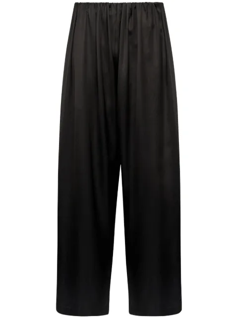 MM6 Maison Margiela pleated high-waist trousers Black S52KA0501S54450