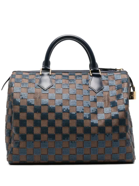 Louis Vuitton Pre-Owned 2013 Speedy 30 tote bag Blue LVSPEEDYDAMIERBLU