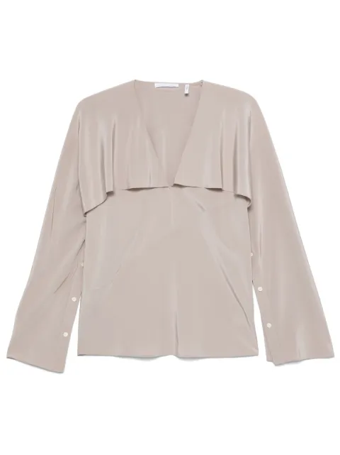Helmut Lang Scarf blouse Grey O06HW504