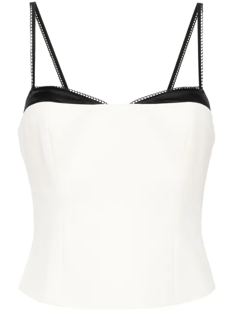 Reformation Melanie sweetheart neck top Neutrals 1313793