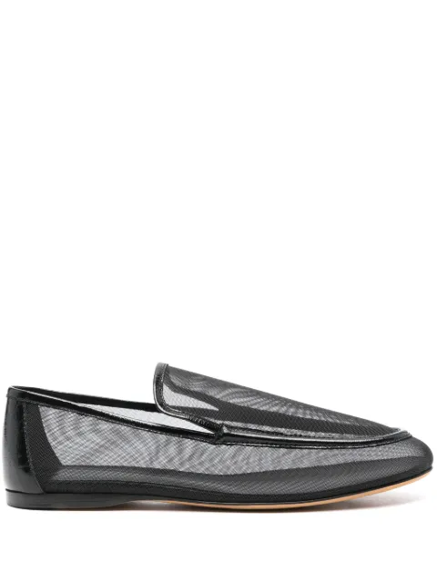 KHAITE Alessio mesh loafers Black F4047880200