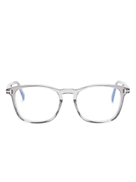 TOM FORD Eyewear wayfarer-frame transparent glasses Grey FT5960B