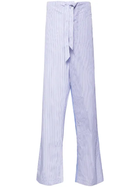 Maison Margiela striped trousers Blue S50KA0656MTN031