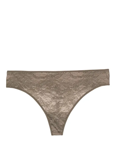 Marlies Dekkers Dame de Paris lace thong Brown 36932