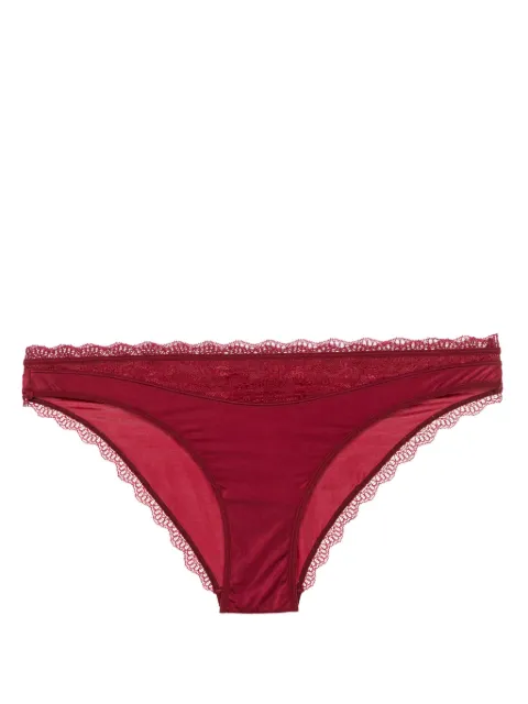 Marlies Dekkers Carita lace-panel briefs Red 36915