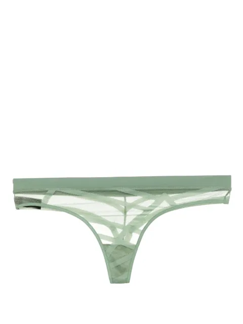 Marlies Dekkers The Illusionist mesh thong Green 36942