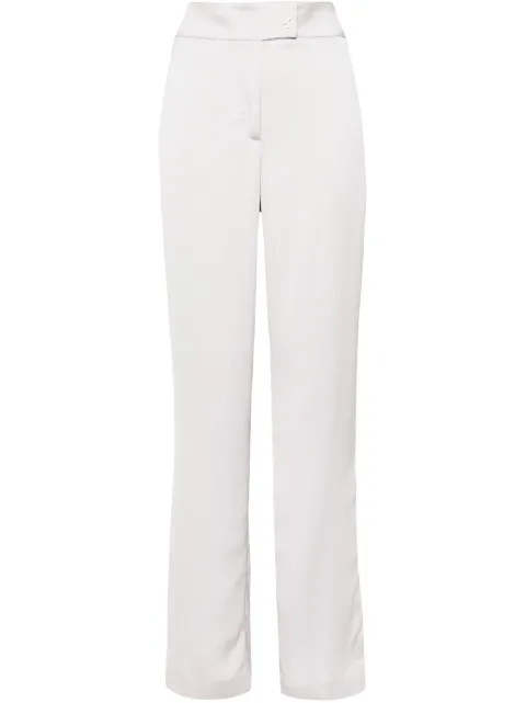 Genny satin trousers Purple 77AAA107N0071