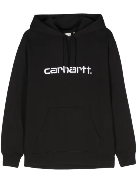 Carhartt WIP embroidered-logo hoodie Black I033648