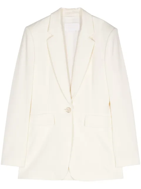 Genny single-breasted blazer White 77AAQ505N0245