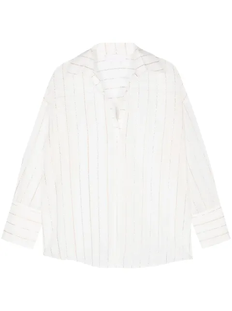 Genny striped blouse White 77AAM623N0413