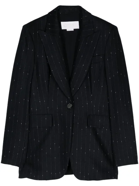 Genny pinstriped blazer Blue 77AAQ503N0444