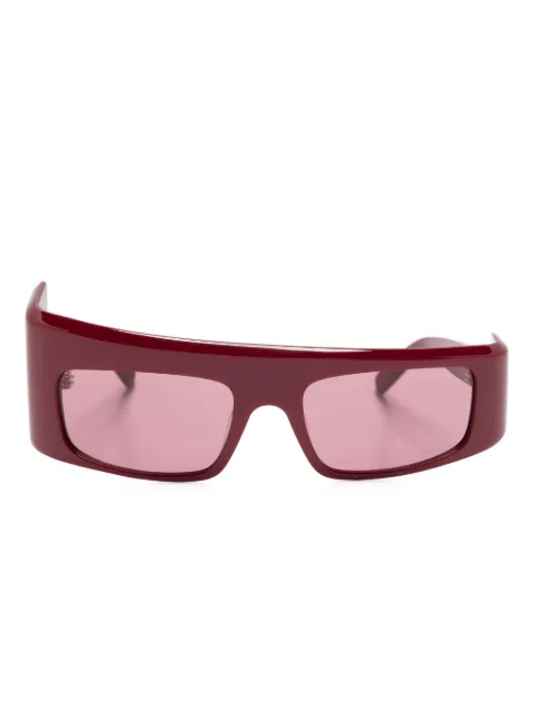 GCDS GD0043 wraparound-frame sunglasses Red GD0043