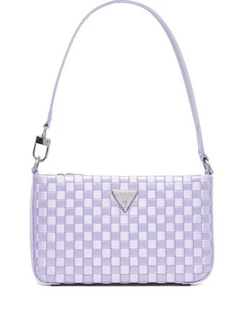 GUESS USA logo-plaque shoulder bag Purple HWWY9310720