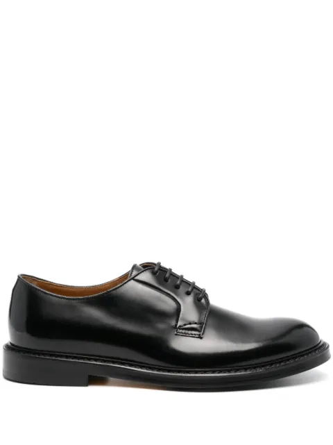 Doucal's lace-up leather derby shoes Black DU1385SIEWUF007N