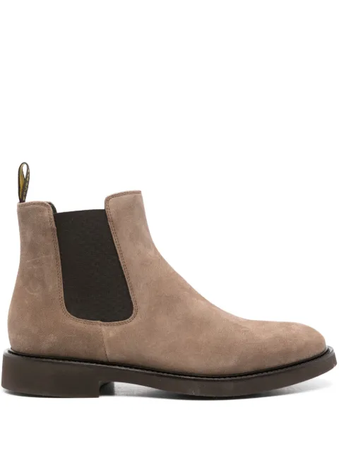 Doucal's suede round-toe Chelsea boots Brown DU1343GENOUF009TM08