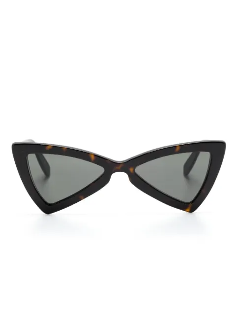 Saint Laurent Eyewear tortoiseshell triangle-frame sunglasses Brown SL207JERRY