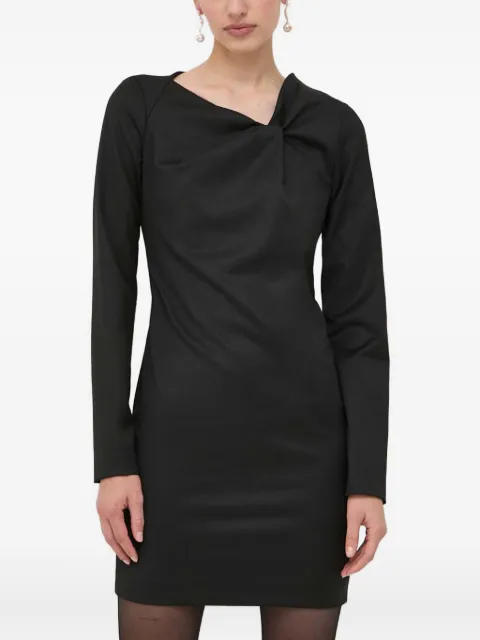 Trussardi knot long-sleeve mini dress Black 56D007741T006459