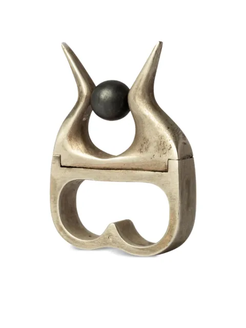 Parts of Four Plate Double Hathor Expansion ring Silver J17141DAKA