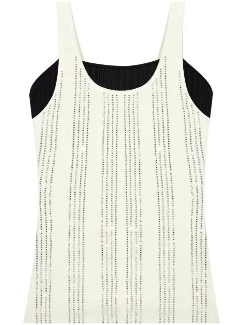 The Attico Double-Layered Top White 247WCT322J048T