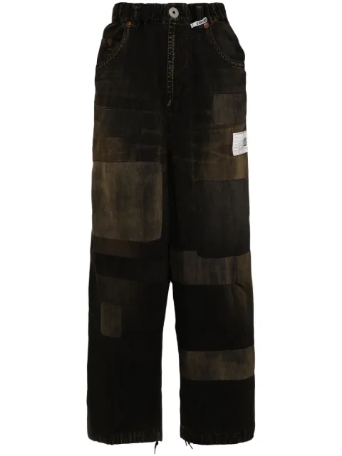 Maison MIHARA YASUHIRO patchwork jeans Black A13PT024