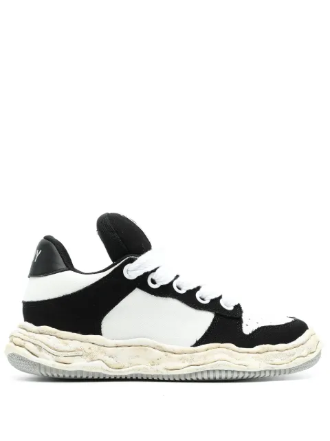Maison MIHARA YASUHIRO Wayne OG Sole leather sneakers Black A13FW725