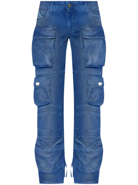 The Attico low-rise cargo jeans Blue 247WCP113D088