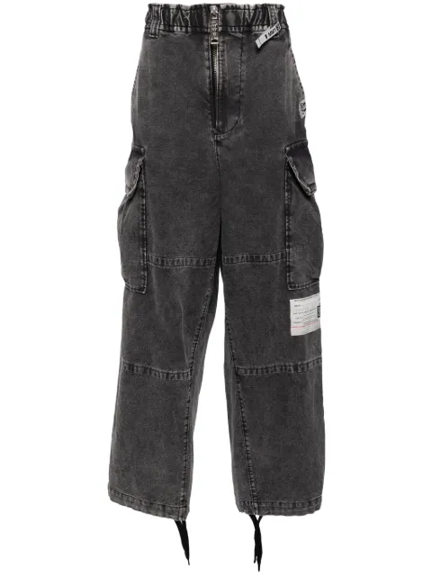 Maison MIHARA YASUHIRO amateur sewn military trousers Black A13PT055