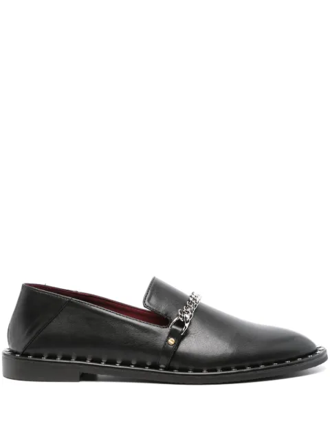 Stella McCartney Falabella leather loafers Black 810430AP0250