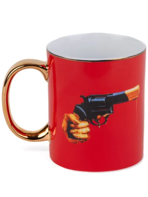 Seletti x Toiletpaper Revolver porcelain mug Red 17219