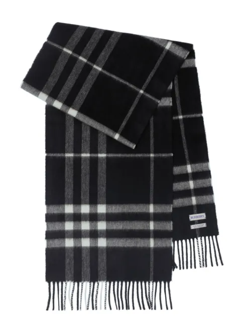 Burberry Check cashmere scarf Black 8094741