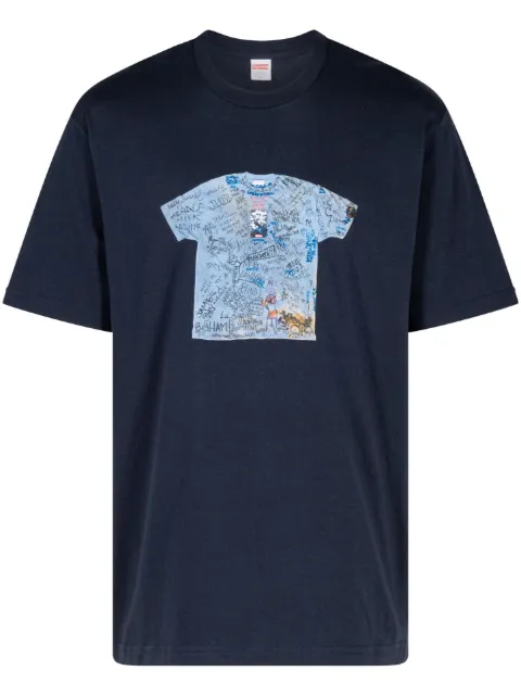 Supreme 30th anniversary first T-shirt Blue SU347