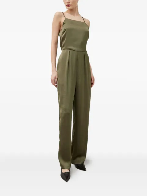 SAMSOE SAMSOE square-neck open-back jumpsuit Green F24100095