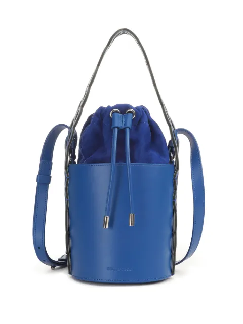 Sergio Rossi Sr Mermaid bucket bag Blue B10680MFL254000