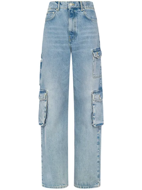 MOSCHINO JEANS mid-rise straight-leg jeans Blue J03318720