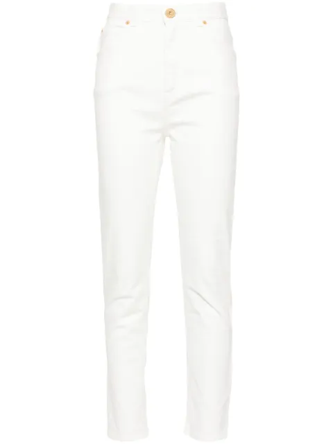 Balmain high-rise jeans White DF1MG007DB69
