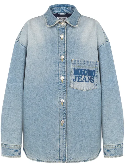 MOSCHINO JEANS cotton denim jacket Blue A05088720