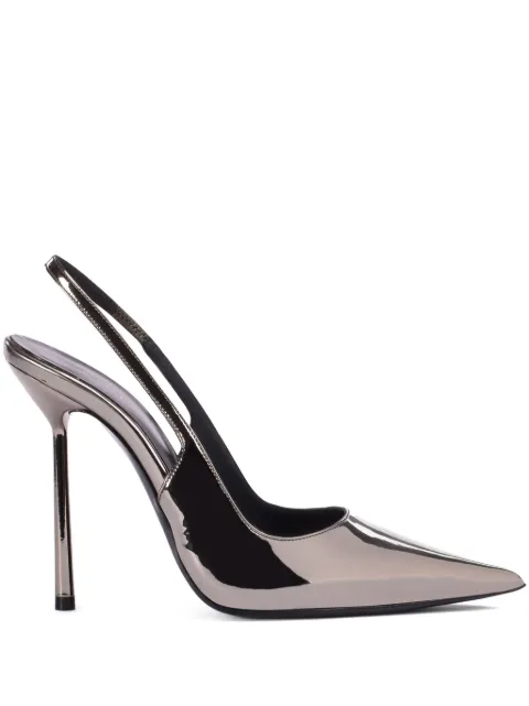 Le Silla Bella 120mm slingback pumps Silver 4230C100BMPPMRA