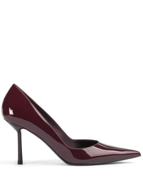 Le Silla Bella 80mm leather pumps Red 4215C080BLPPKAB